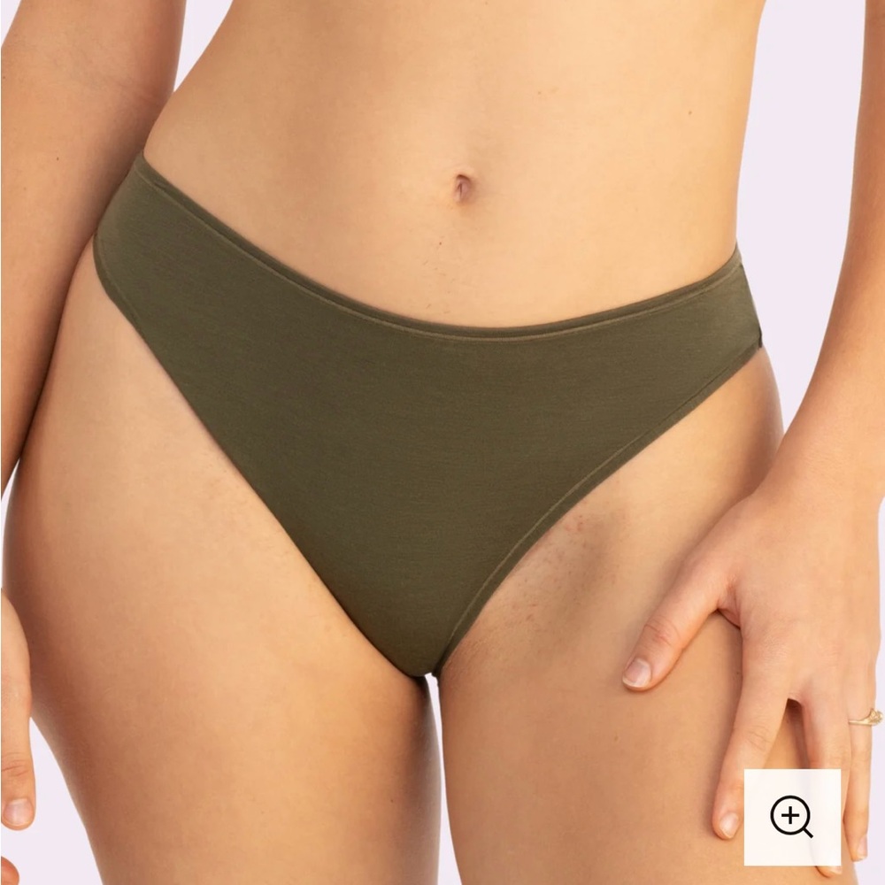 Parade Olive Cotton Cheeky Underwear